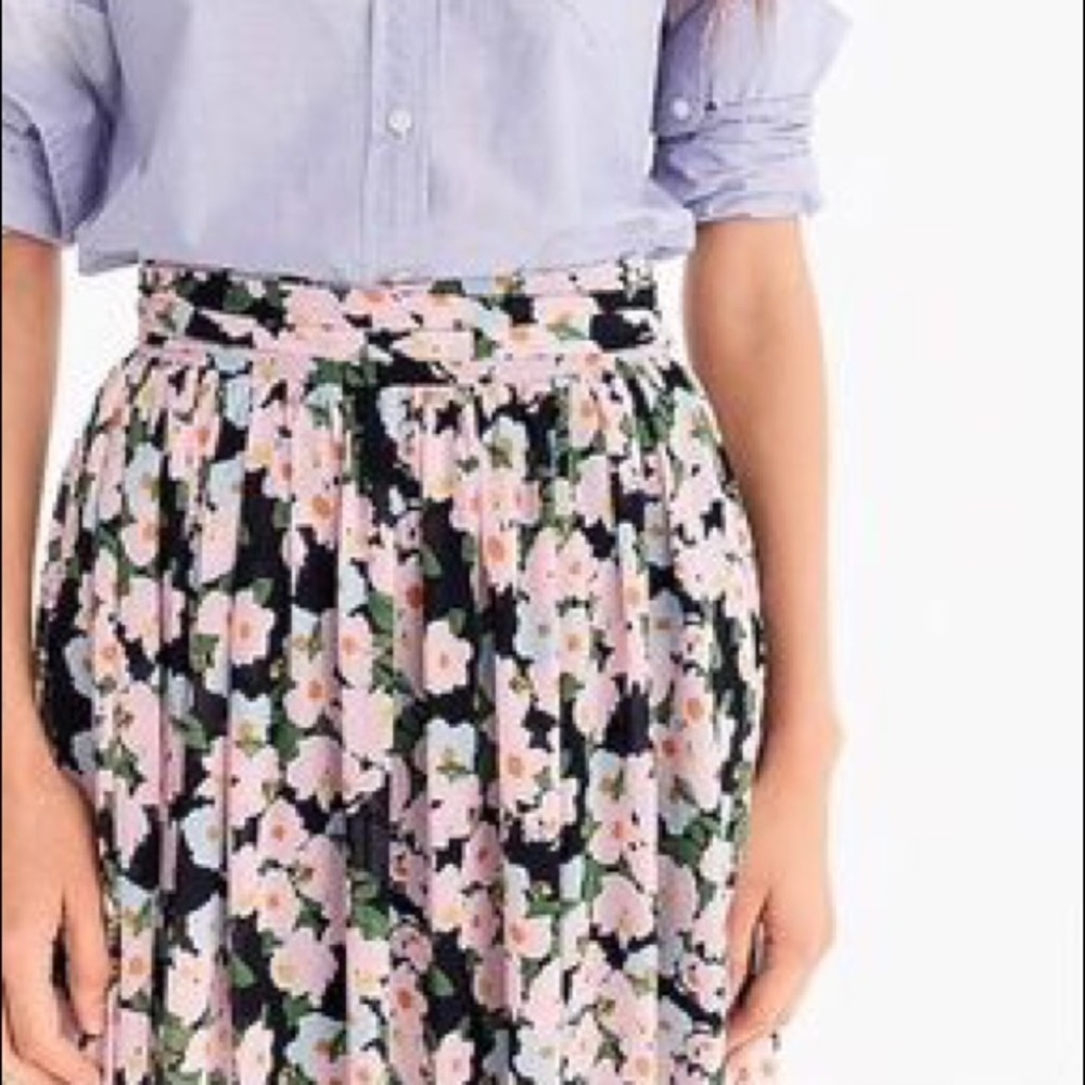 HP💕JCrew Point Sur Floral Maxi Skirt NWT SZ 6 & 8 - Picture 5 of 5